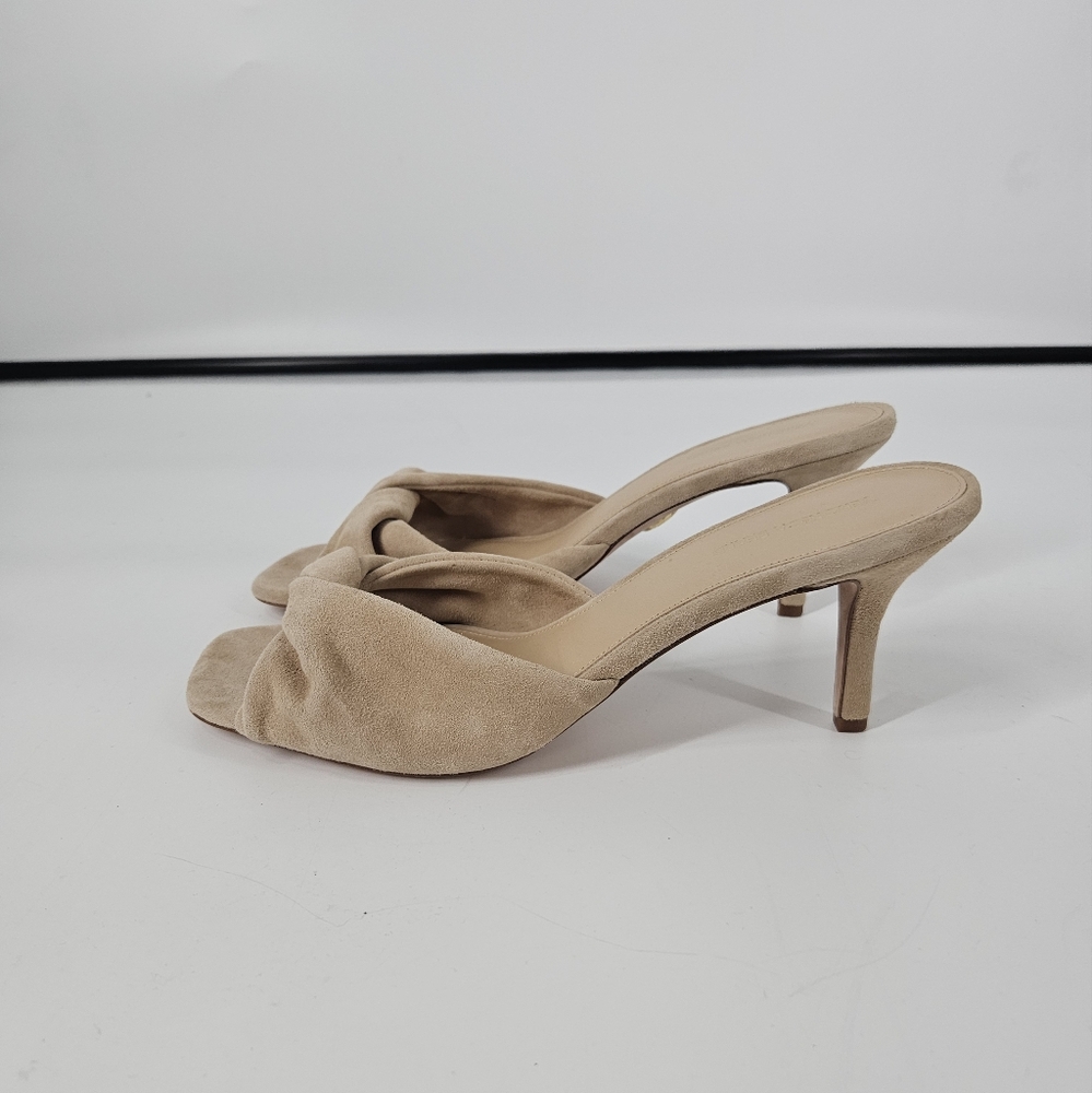 Veronica Beard Sand Suede Slip On Melli Pumps 9.5 - Picture 5 of 10
